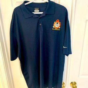 Nike dry-fit golf shirt, with Army Ordnance logo.